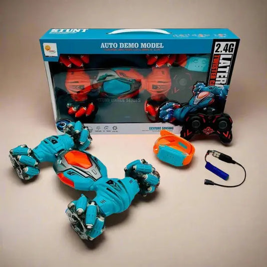 360° Rotating Gesture Control RC Stunt Car with LED Lights & Remote Control My Store