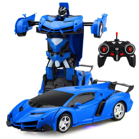 2-in-1 RC Transformer Robot Car MJ Toys