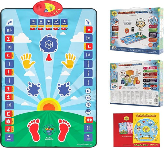 Interactive Prayer Mat - Kids Salah Learning My Salah Mat