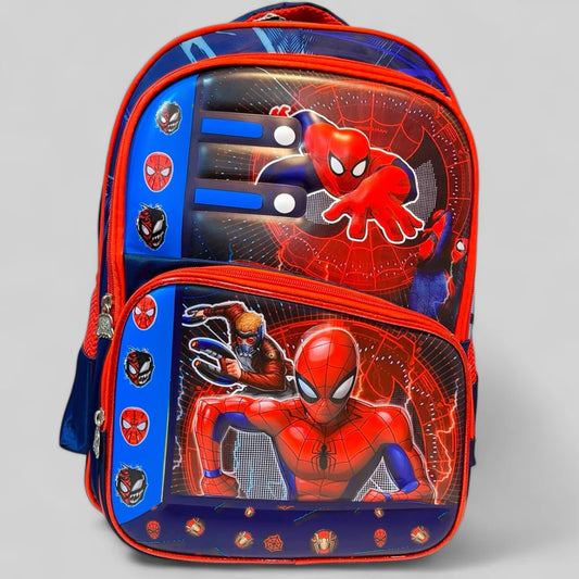 Spiderman School Bag for Grade 1 & 2 MJ Toys