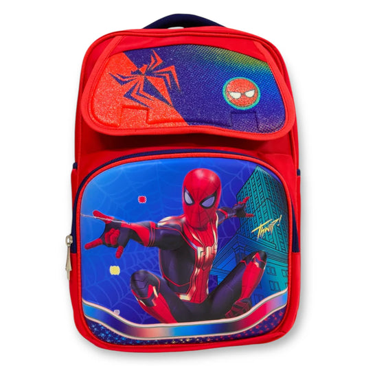 Spider-Man School Bag - 17 Inches for Grade 2 & 3 MJ Toys