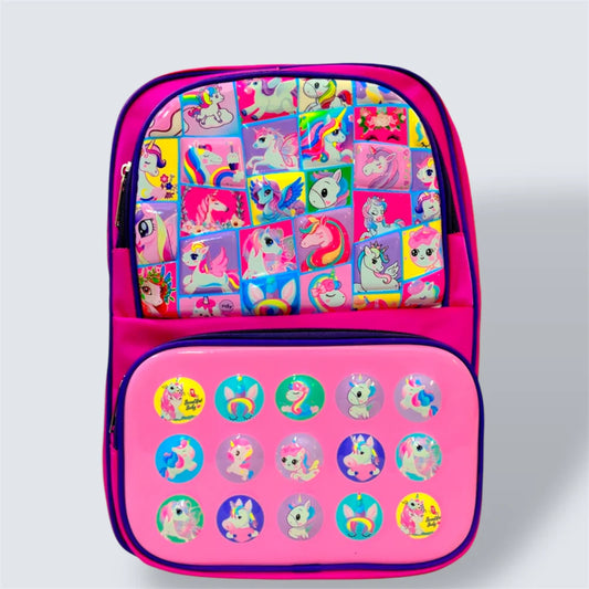 Unicorn Theme School Bag For Grade 4 & 5 MJ Toys