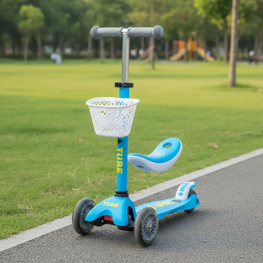 Blue Scooter - Park