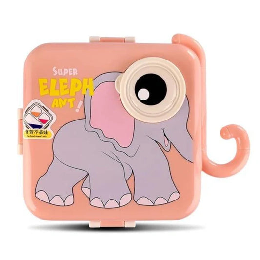 Baby Elephant Bento Lunch Box Plastic MJ Toys