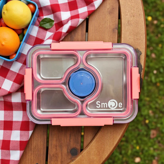 Smile Bento Stainless Steel Lunch Box MJ Toys