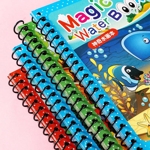 Magic Water Drawing Coloring Book MJ Toys