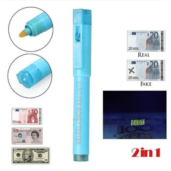 2 in 1 UV Light and Money Tester Pen