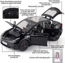 1:24 Tesla Model Alloy Diecast Car