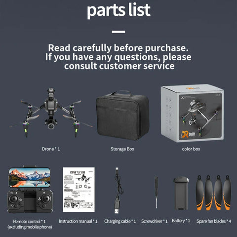 H34 Professional Drone With 4K HD Dual Camera 360 Rotate MJ Toys