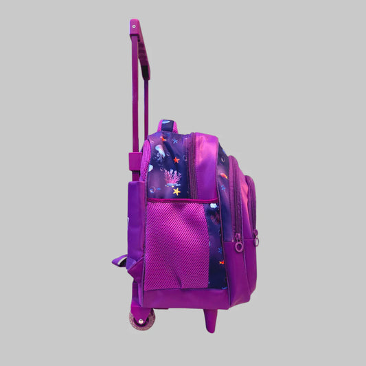Sofia Theme School Trolley Bag for Grade KG and 1 MJ Toys