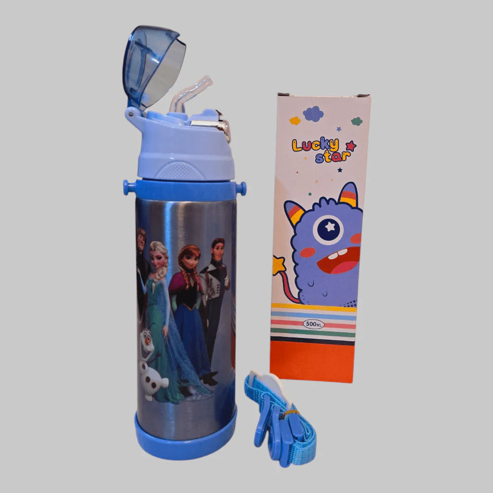 Frozen Stainless Steel Insulated Water Bottle 500ml MJ Toys