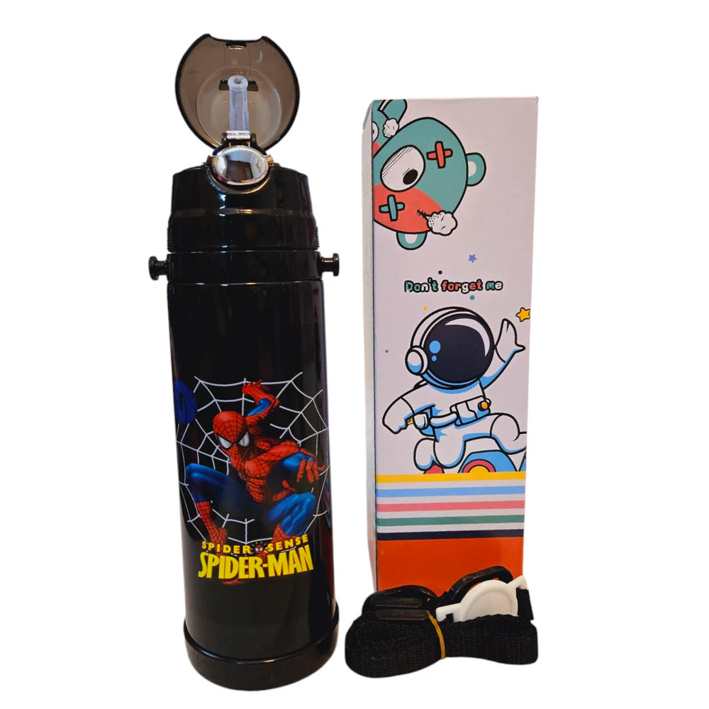 Spider-Man Stainless Steel Insulated Water Bottle 500ml MJ Toys