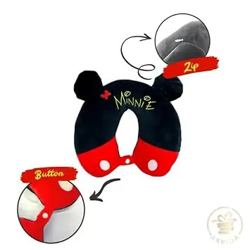 Mickey & Minnie Mouse Travel Neck Pillow AL Karam Toys