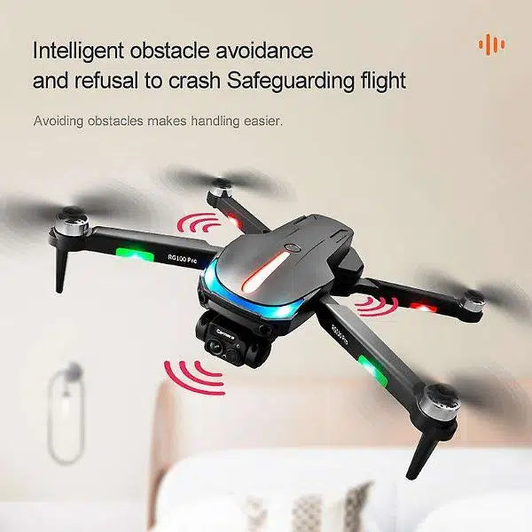 RG100 Pro HD Wifi Camera Drone with Obstacle Avoidance & Brushless Motors MJ Toys