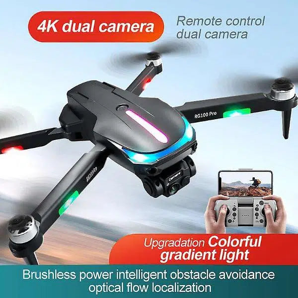 RG100 Pro HD Wifi Camera Drone with Obstacle Avoidance & Brushless Motors MJ Toys