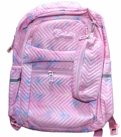 School Bag with pouch # 17001 / 17005 MJ Toys