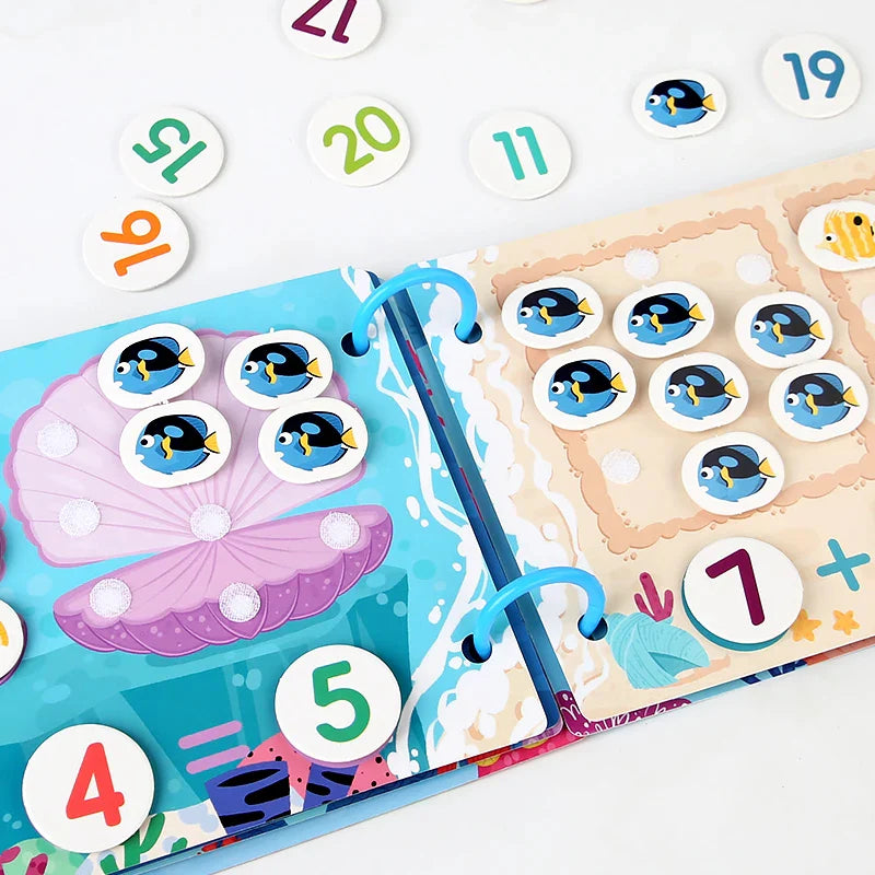 Learning Education Montessori Kids Busy Book MJ Toys