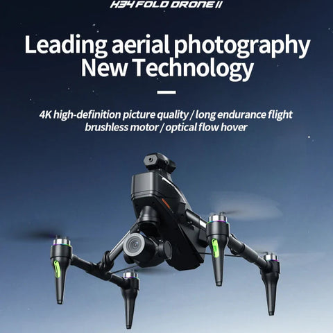 H34 Professional Drone With 4K HD Dual Camera 360 Rotate MJ Toys