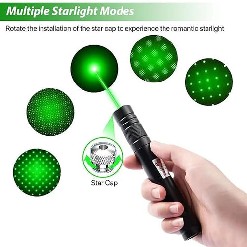 Rechargeable Green Laser Pointer - 5 Mile Range MJ Toys