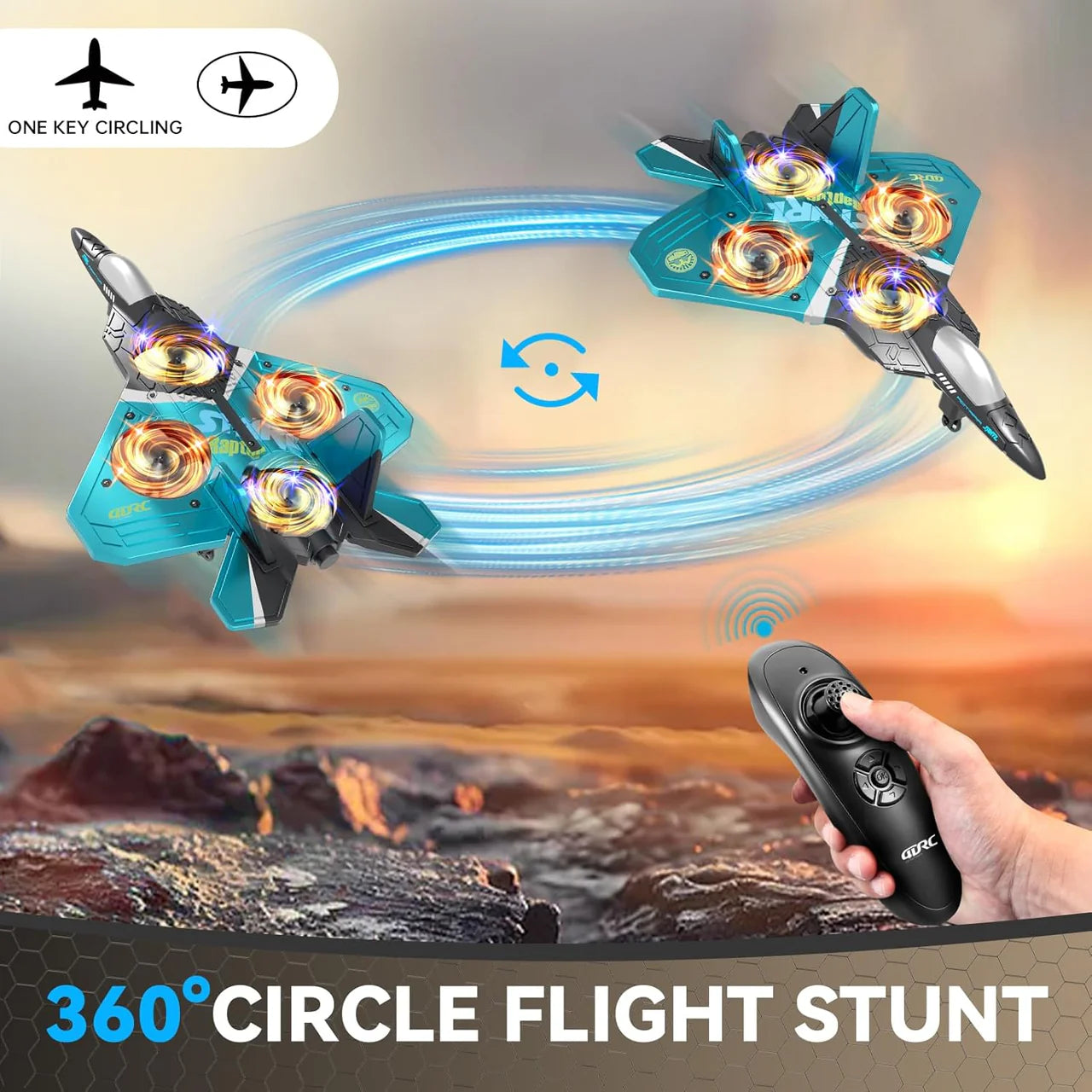 360 Rotate Hand Gestures Stunt Aircraft With Camera (no reviews yet) MJ Toys