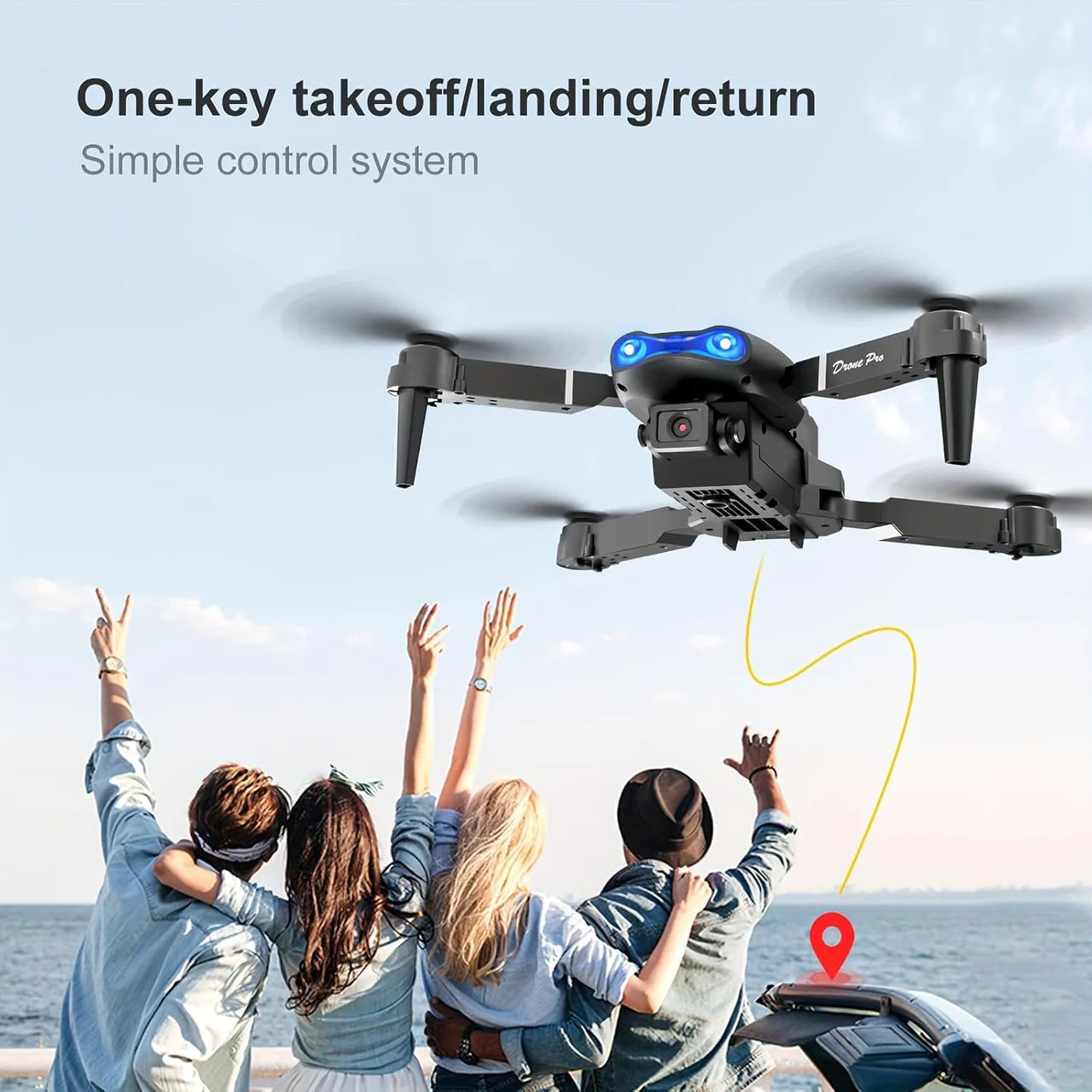 E99 Remote Control Quadcopter With Dual Camera MJ Toys