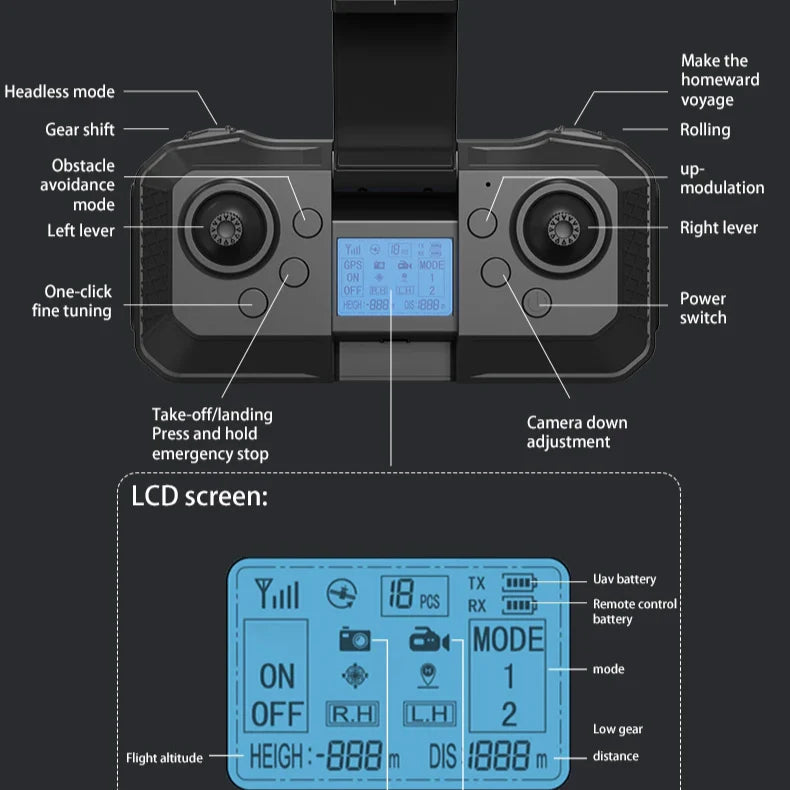 J18 Drone with Camera And Brushless Motor MJ Toys