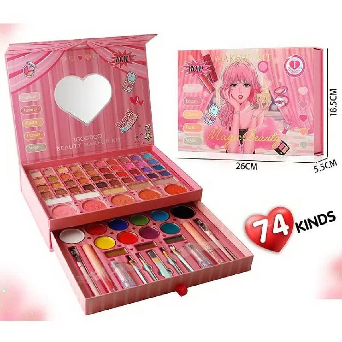 IGOODCO Magic Beauty Makeup Kit MJ Toys