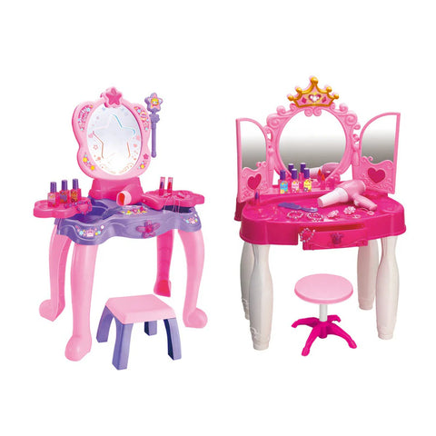 Top Selling Dressing Table With Pink Stool MJ Toys