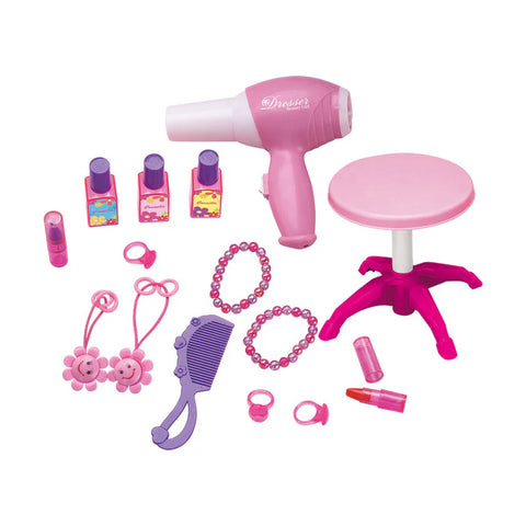 Top Selling Dressing Table With Pink Stool MJ Toys