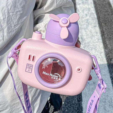 Camera Water Bottle with Leak-Proof Lid – Ideal for Travel MJ Toys