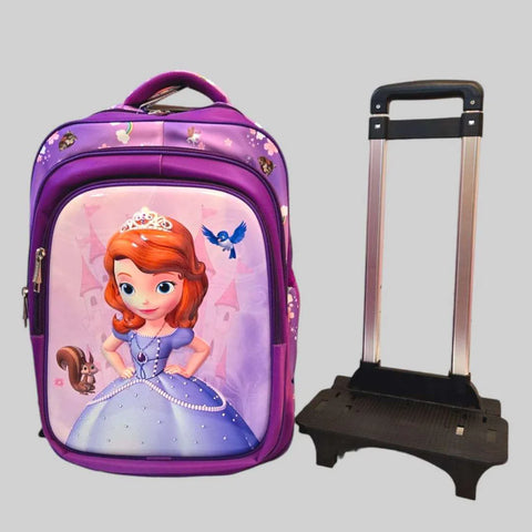 Sofia School Trolley Bag 22" inch For Grade 4 to 7 MJ Toys