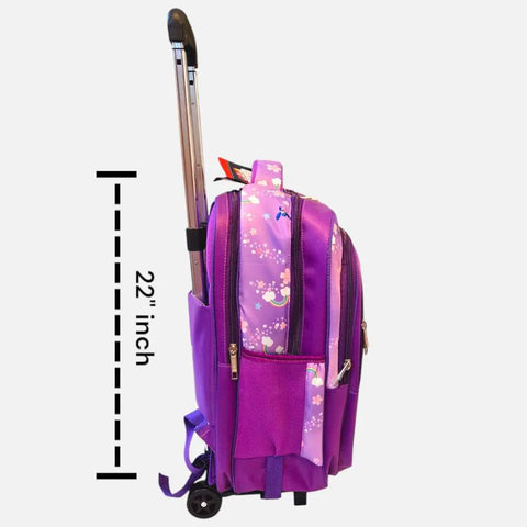 Sofia School Trolley Bag 22" inch For Grade 4 to 7 MJ Toys
