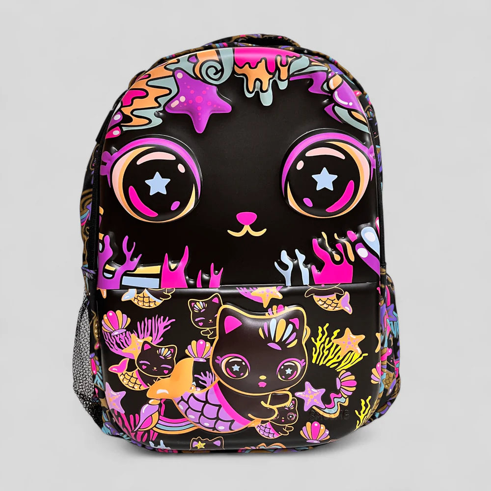 Cat School Bag For Grade Playgroup to KG (15"inch) MJ Toys