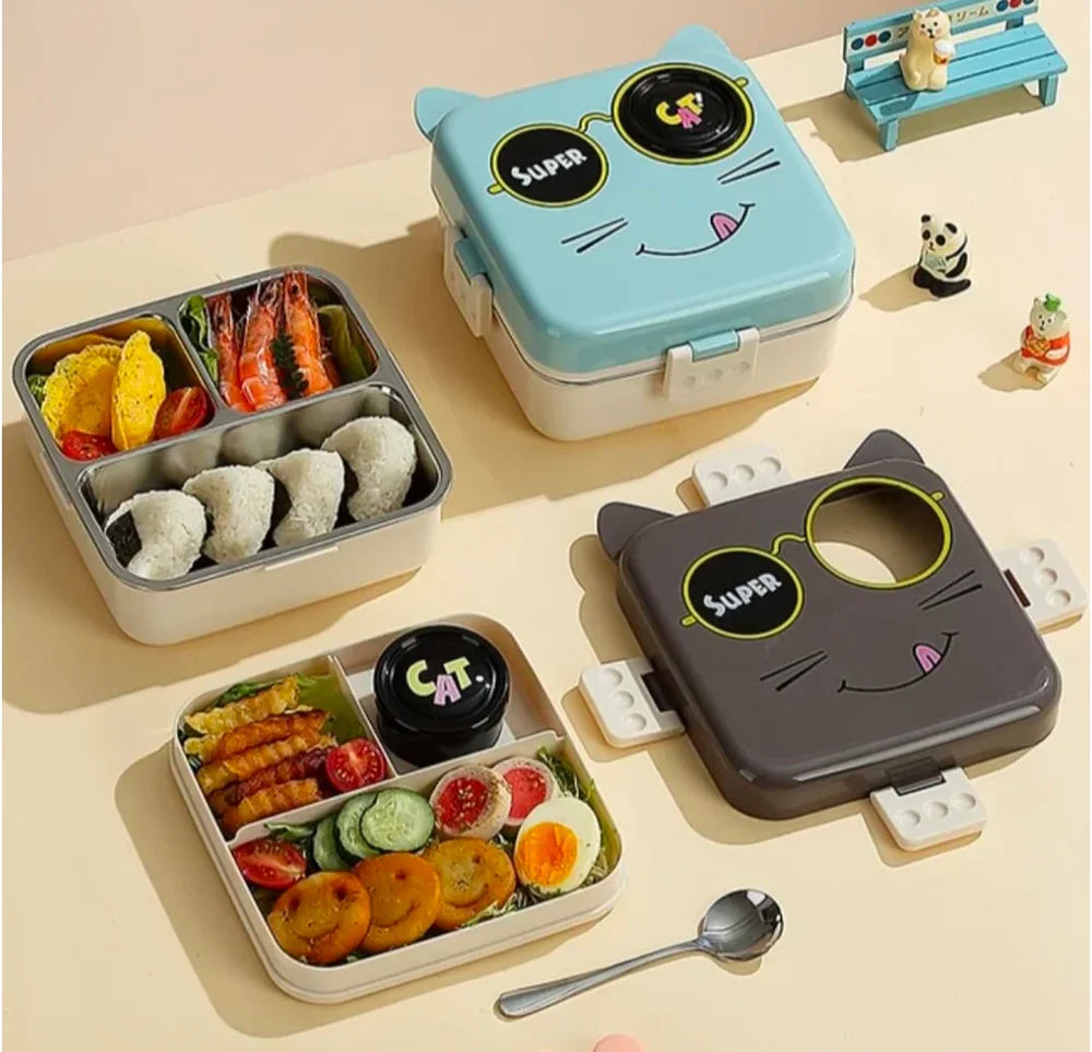 Cat Eye Stainless Steel Lunch Box MJ Toys