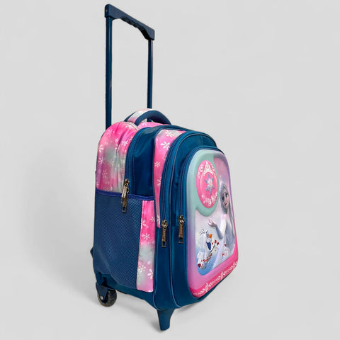 Frozen Theme School Trolley Bag- For Grade 3 to 6 (20"Inch) MJ Toys