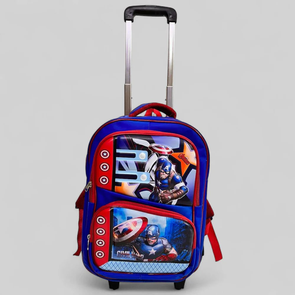 18-Inch School Trolley Bag for Grade 3–5 MJ Toys