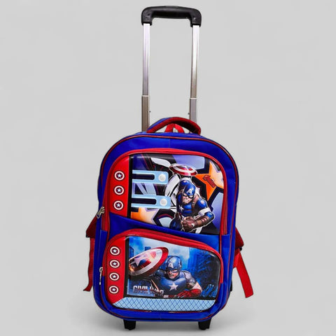 18-Inch School Trolley Bag for Grade 3–5 MJ Toys