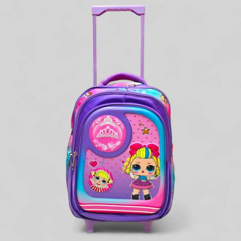 Lol doll School Trolley Bag- For Grade 3 to 6 (20"Inch) MJ Toys