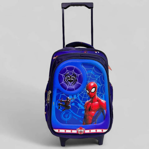 Spider-Man School Trolley Bag- For Grade 3 to 6 (20"Inch) MJ Toys