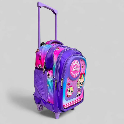 Lol doll School Trolley Bag- For Grade 3 to 6 (20"Inch) MJ Toys