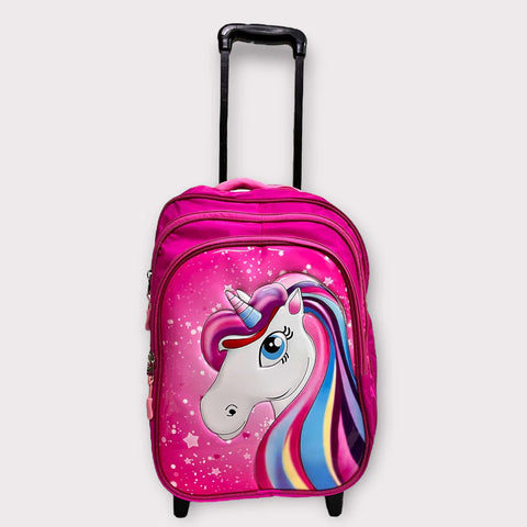 Unicorn School Trolley Bag For Grade 2 to 4 (18" inch) MJ Toys