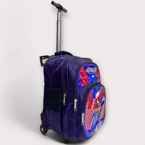 Spider Man School Trolley Bag for Boys Class 5 to 8 (22" inch) MJ Toys