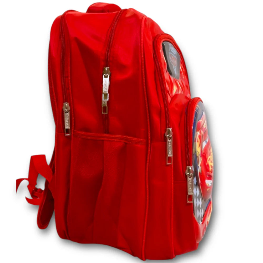 McQueen Car School Bag For Grade (4 & 5) MJ Toys