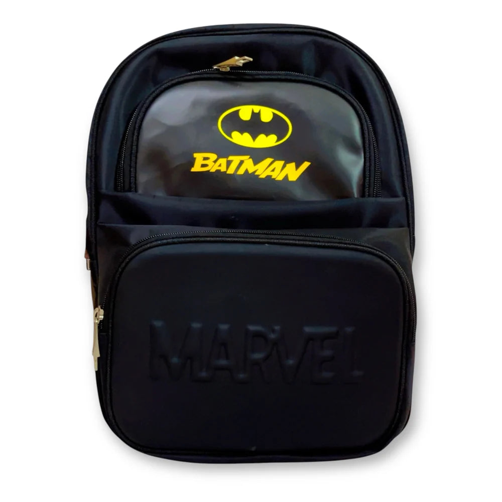 Batman School Bag for Grade 1 & 2 - 16 Inches MJ Toys