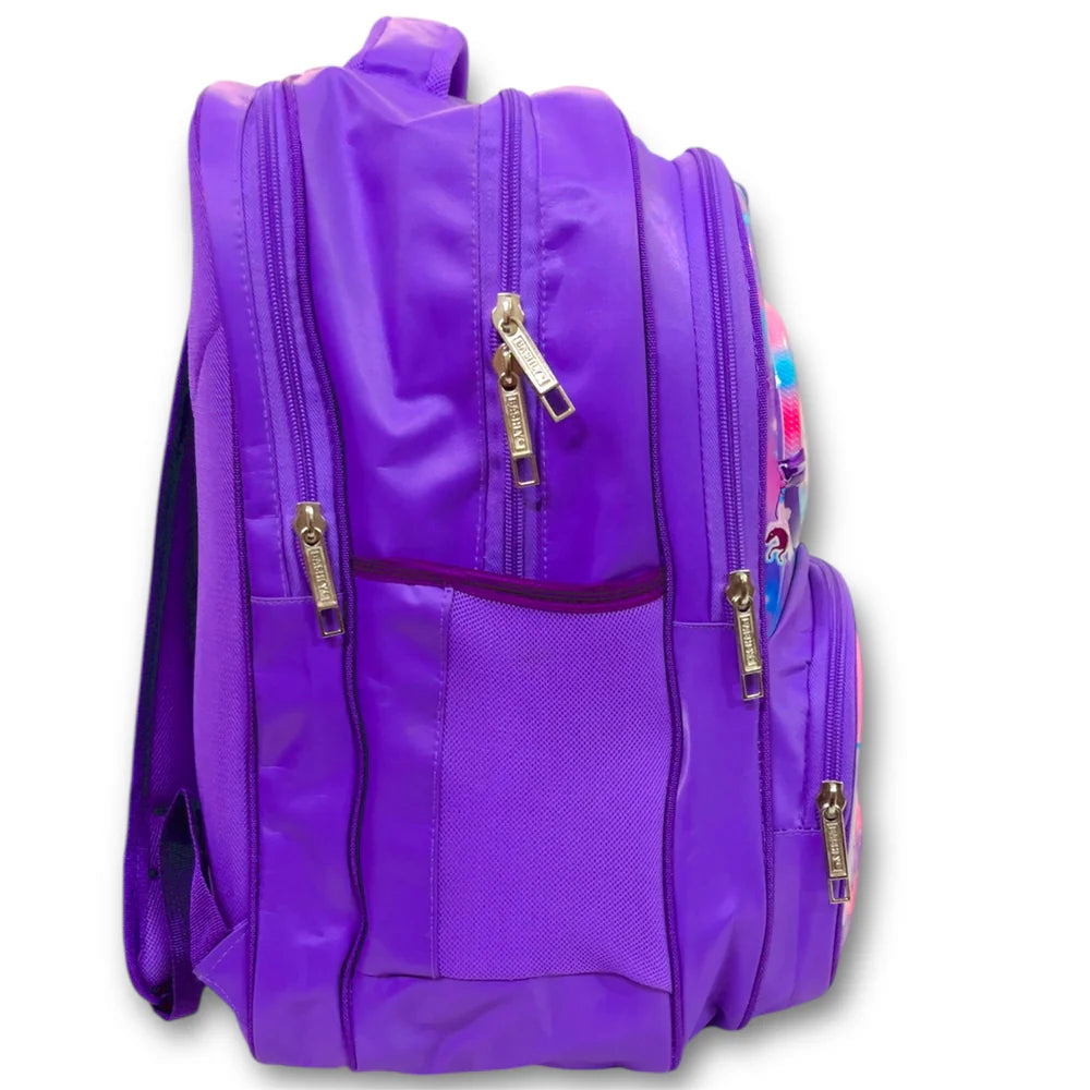 Unicorn School Bag for Grade 3, 4 & 5 (18 inches) MJ Toys