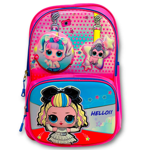 Lol Doll Theme School Bag For Grade 4 & 5 MJ Toys