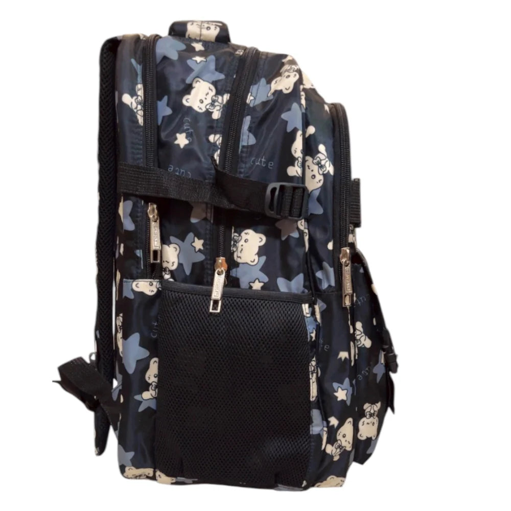 Black Elite School Bag For Grade 6 to 12 MJ Toys