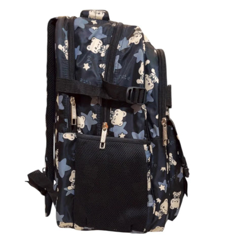 Black Elite School Bag For Grade 6 to 12 MJ Toys