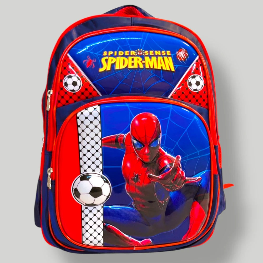 Spiderman Theme School Bag For Grade 1 MJ Toys