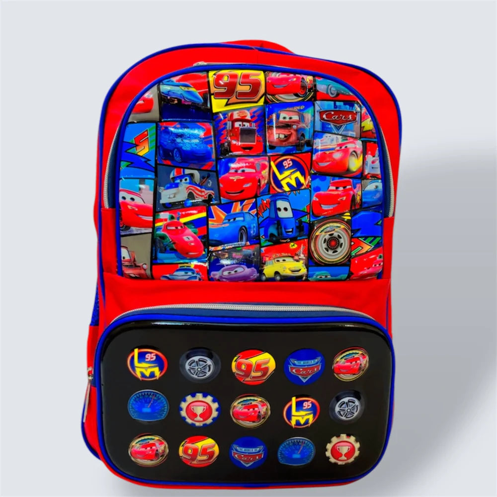 McQueen Car School Bag For Grade 4 & 5 MJ Toys